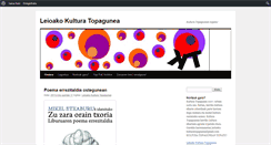 Desktop Screenshot of kulturatopagunea.blogariak.net